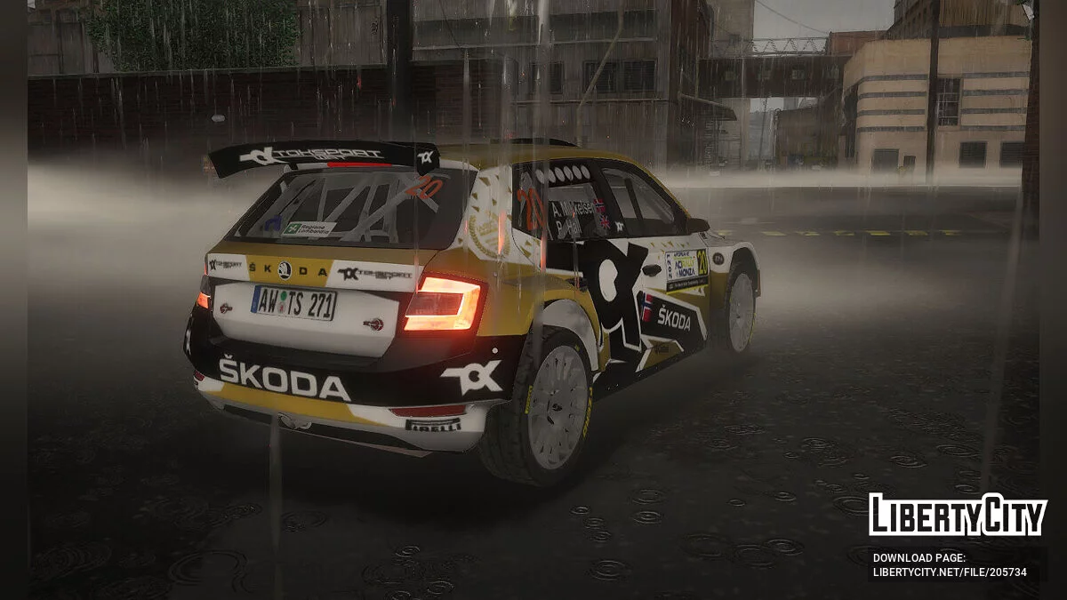 Skoda Fabia R5 EVO2 v1.0 / GTA 5