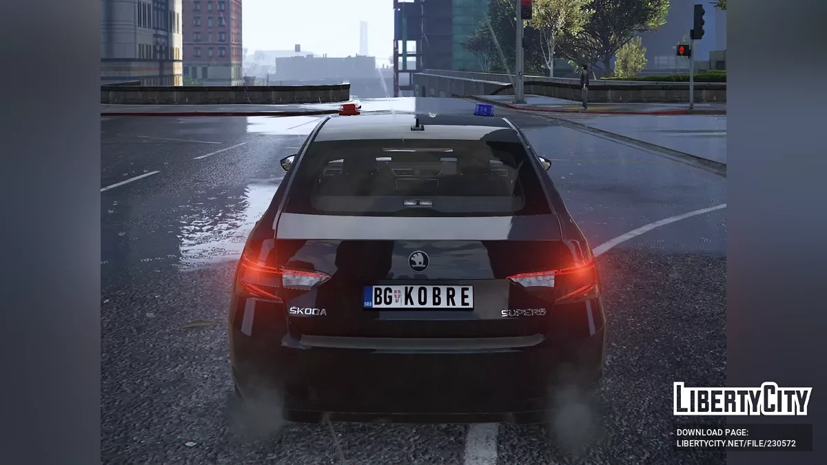 2015 Skoda Superb Unmarked / Kobre Police [Add-on | Replace | ELS | LODs] / GTA 5