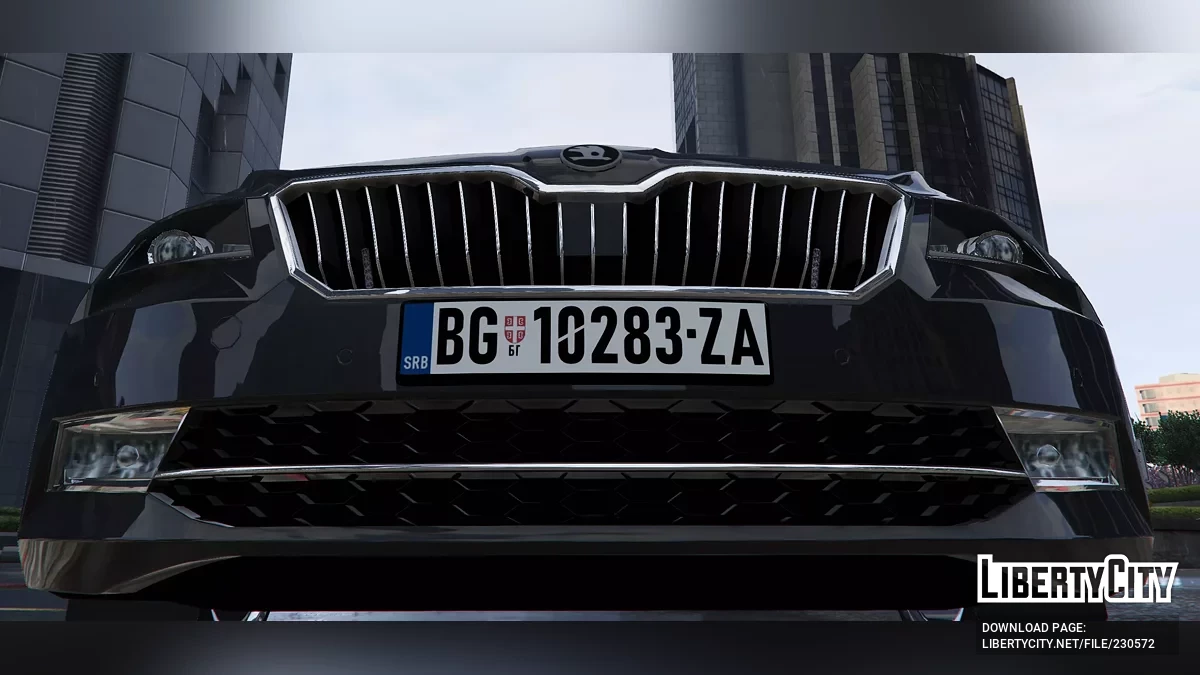 2015 Skoda Superb Unmarked / Kobre Police [Add-on | Replace | ELS | LODs] / GTA 5