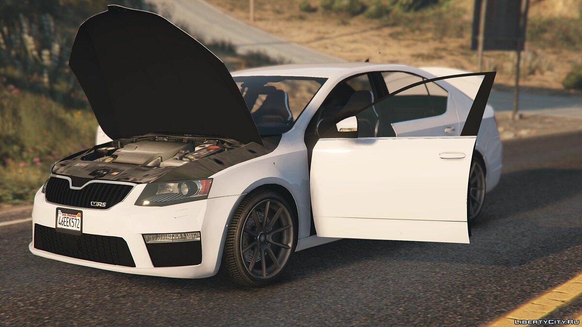 2014 &#352;koda Octavia VRS Hatchback для GTA 5 - Картинка #2