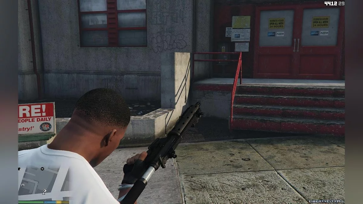 Fingerless Black Gloves / GTA 5