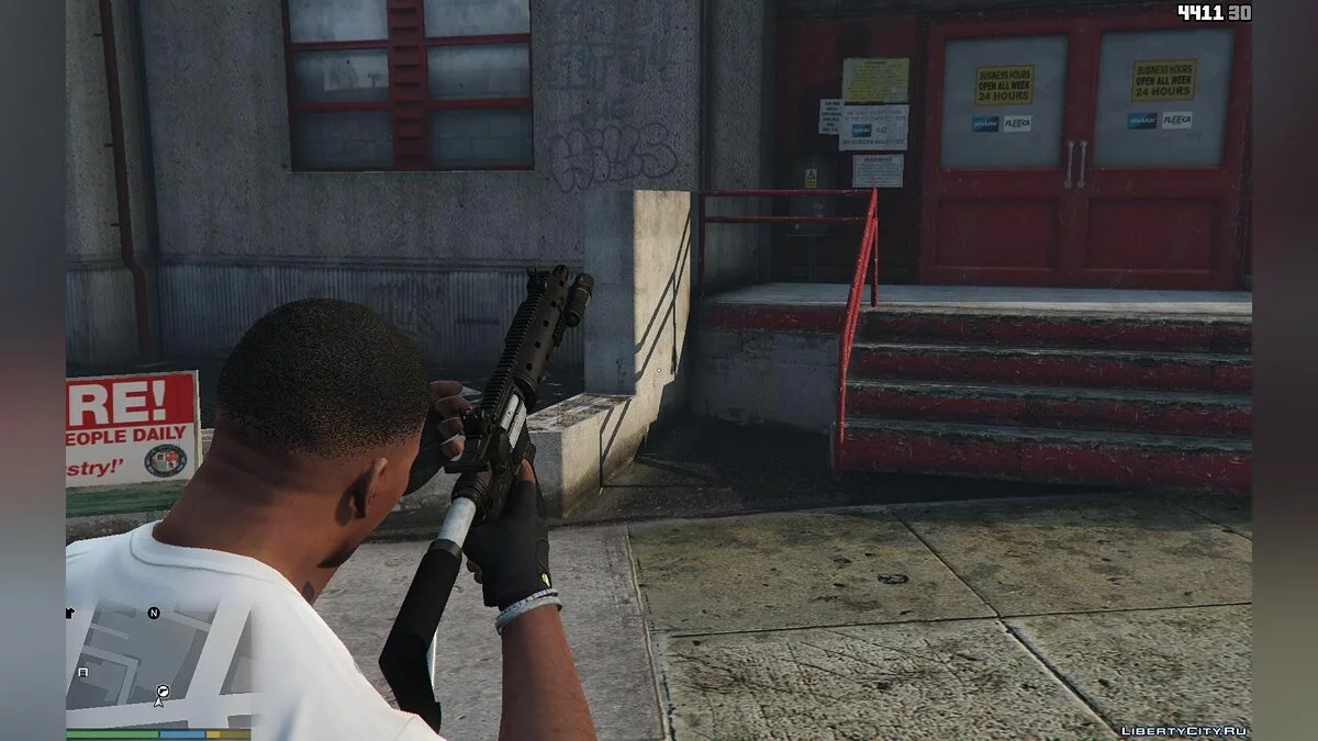 Fingerless Black Gloves / GTA 5