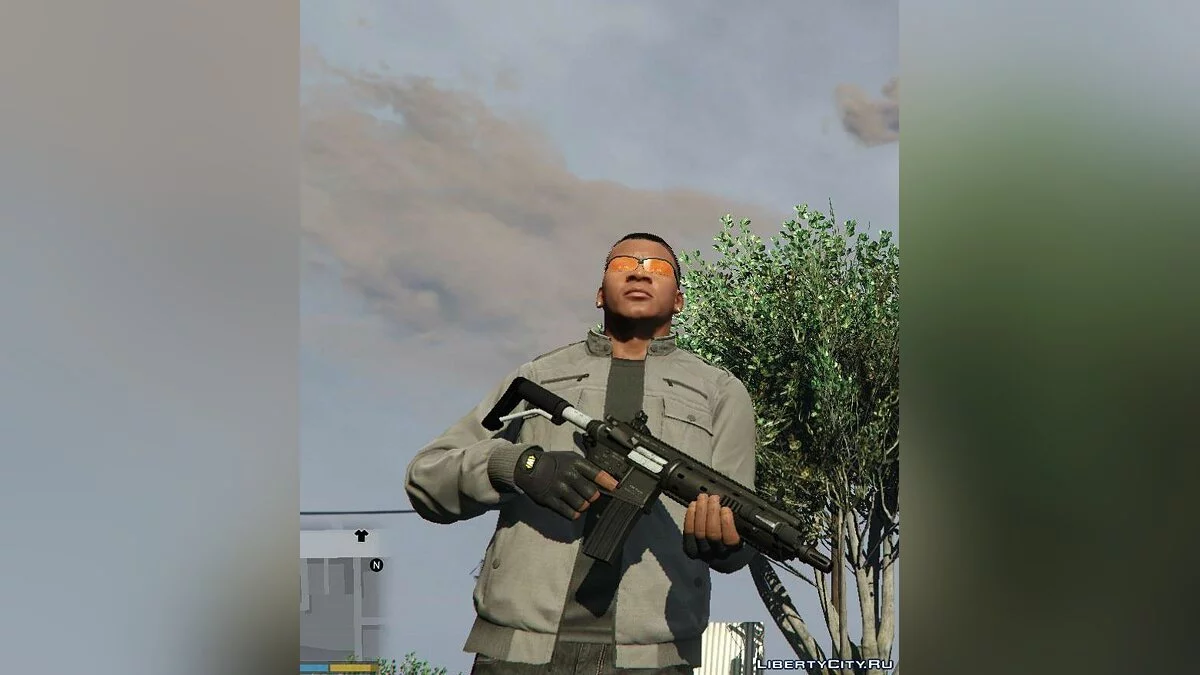 Fingerless Black Gloves / GTA 5