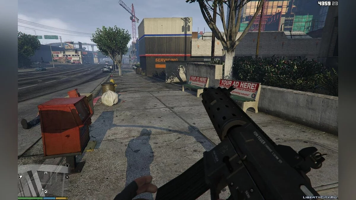 Fingerless Black Gloves / GTA 5