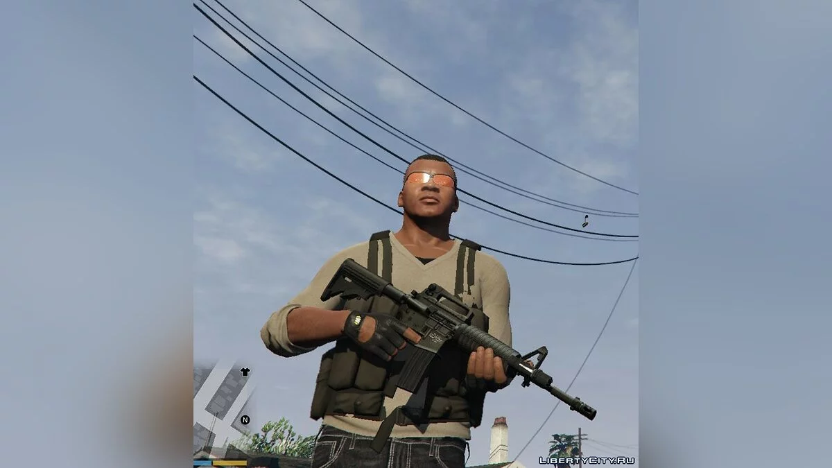 Fingerless Black Gloves / GTA 5