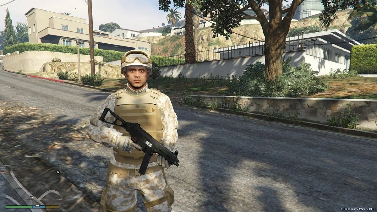 Песчаный камуфляж командира Мерриуэзер / GTA 5