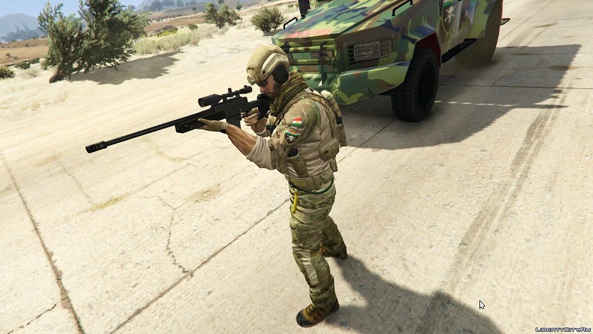Kurdistan Peshmarga Solider [Replace] 1.1 / GTA 5