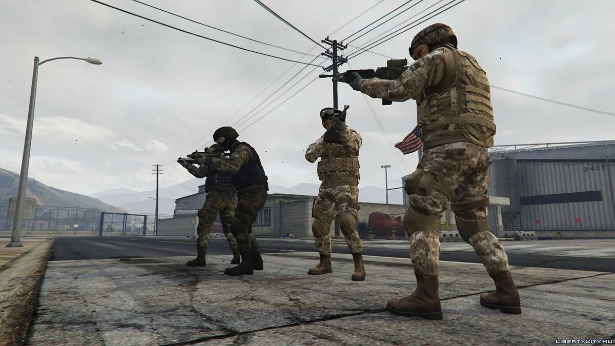 New US Marine (Old Version) 1.2 / GTA 5
