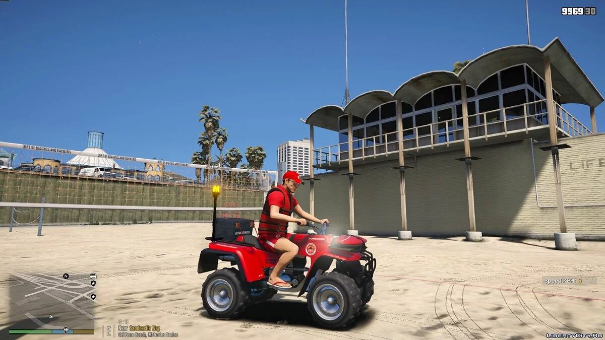 Новая форма для спасателей на пляже + квадроцикл / GTA 5