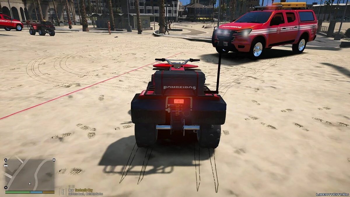 Новая форма для спасателей на пляже + квадроцикл / GTA 5