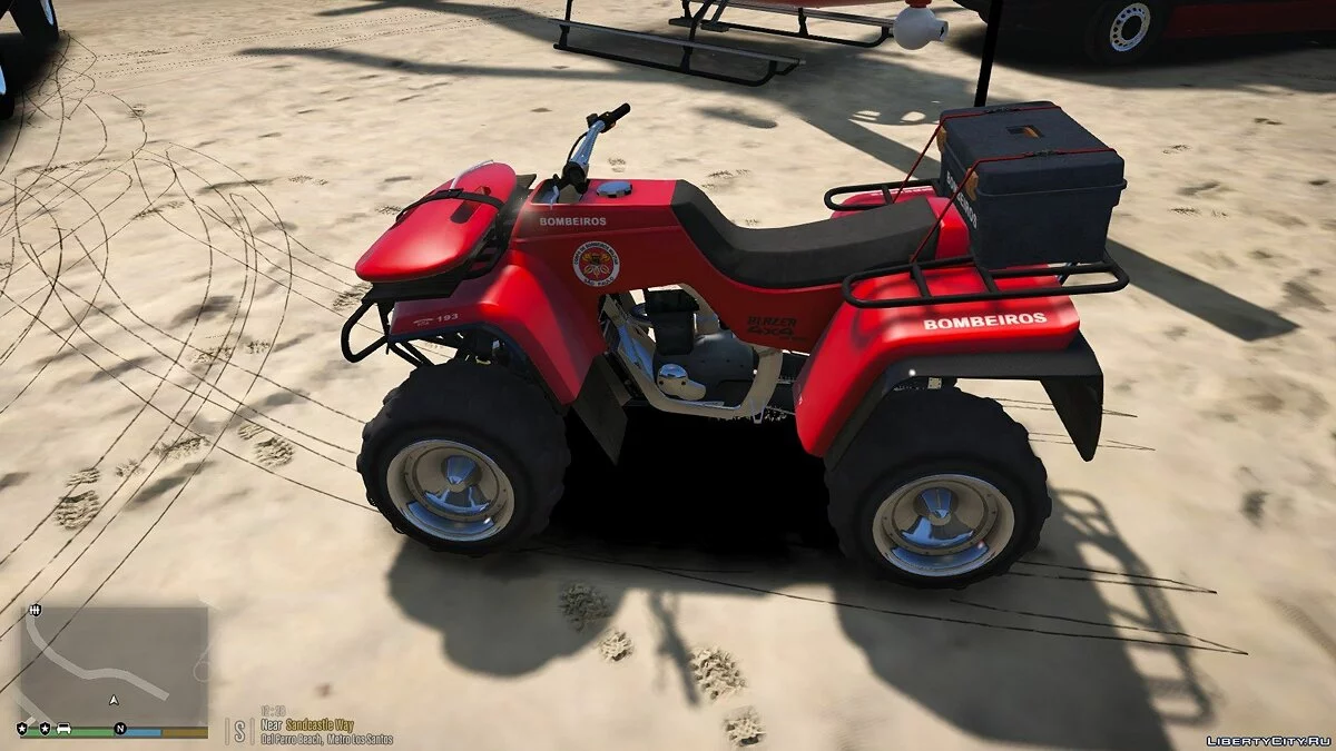 Новая форма для спасателей на пляже + квадроцикл / GTA 5