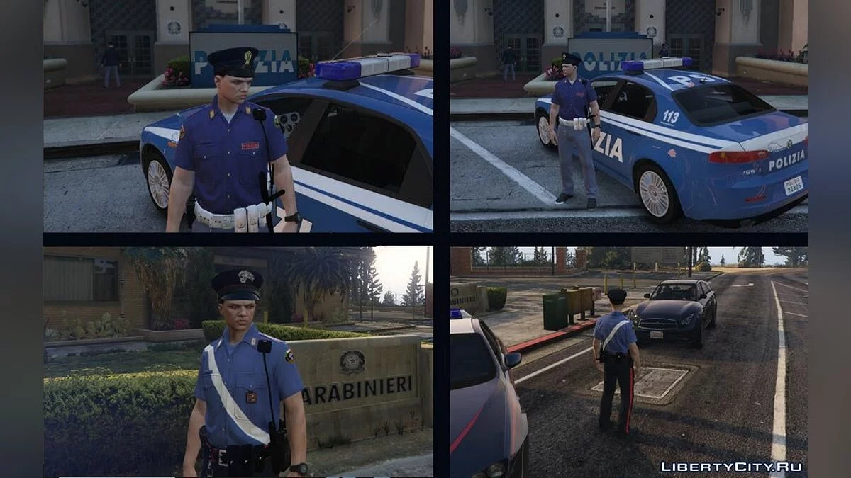 Униформа итальянских полицейских / GTA 5