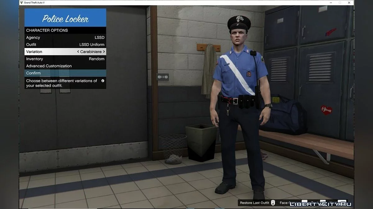 Униформа итальянских полицейских / GTA 5