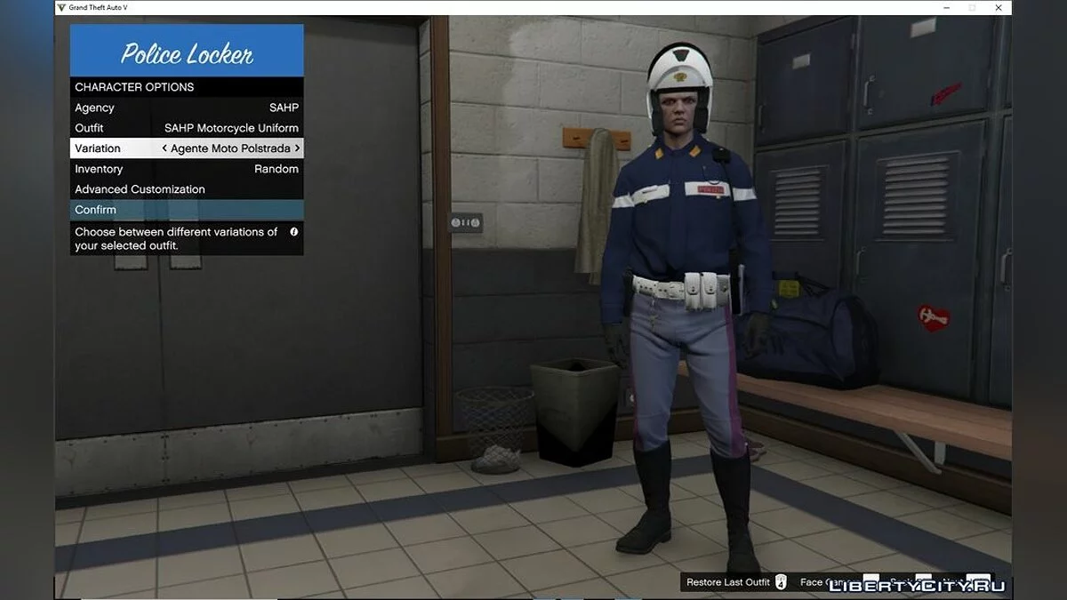 Униформа итальянских полицейских / GTA 5