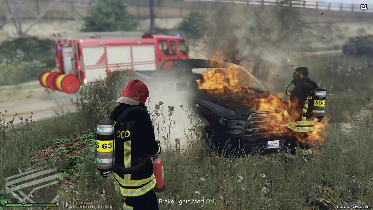 Пожарные из дивизии Виджиль дель Фуоко / GTA 5