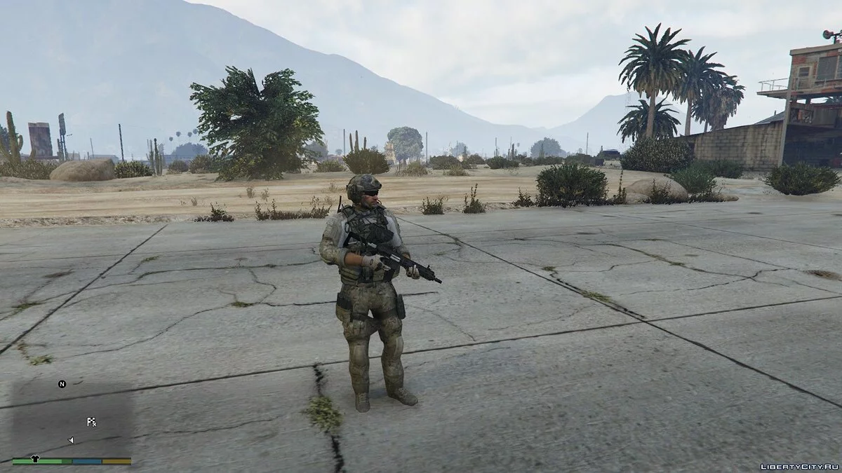 Солдат из игры Call Of Duty Modern Warfare 3 / GTA 5