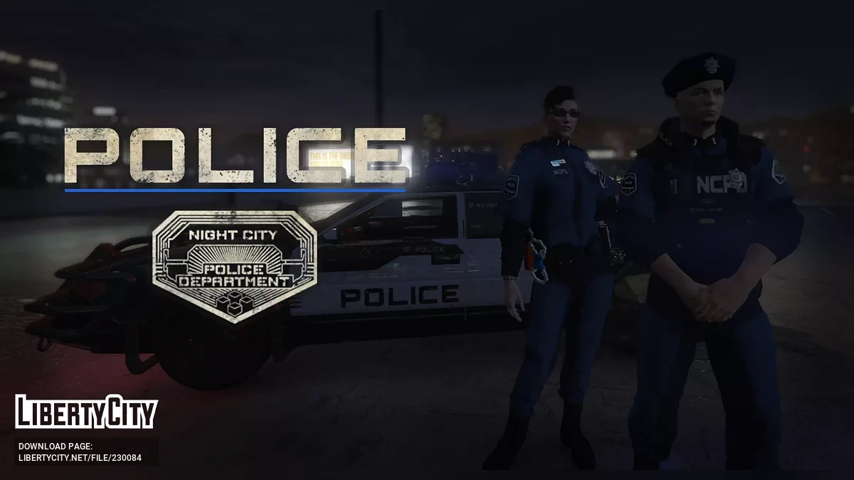 NCPD Cyberpunk MP Male/Female / GTA 5