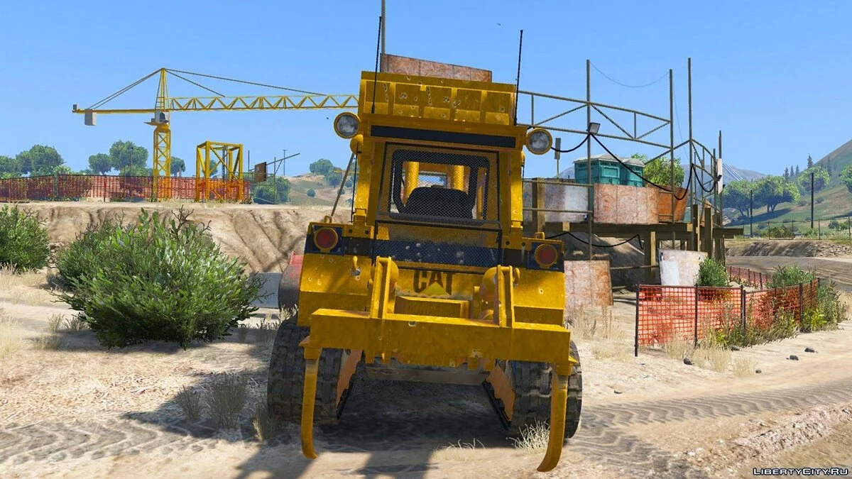 CAT Decals for Bulldozer / GTA 5