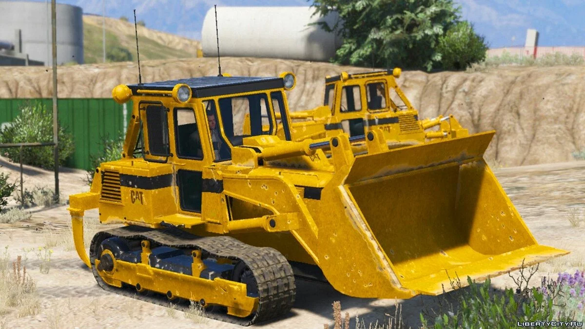 CAT Decals for Bulldozer / GTA 5