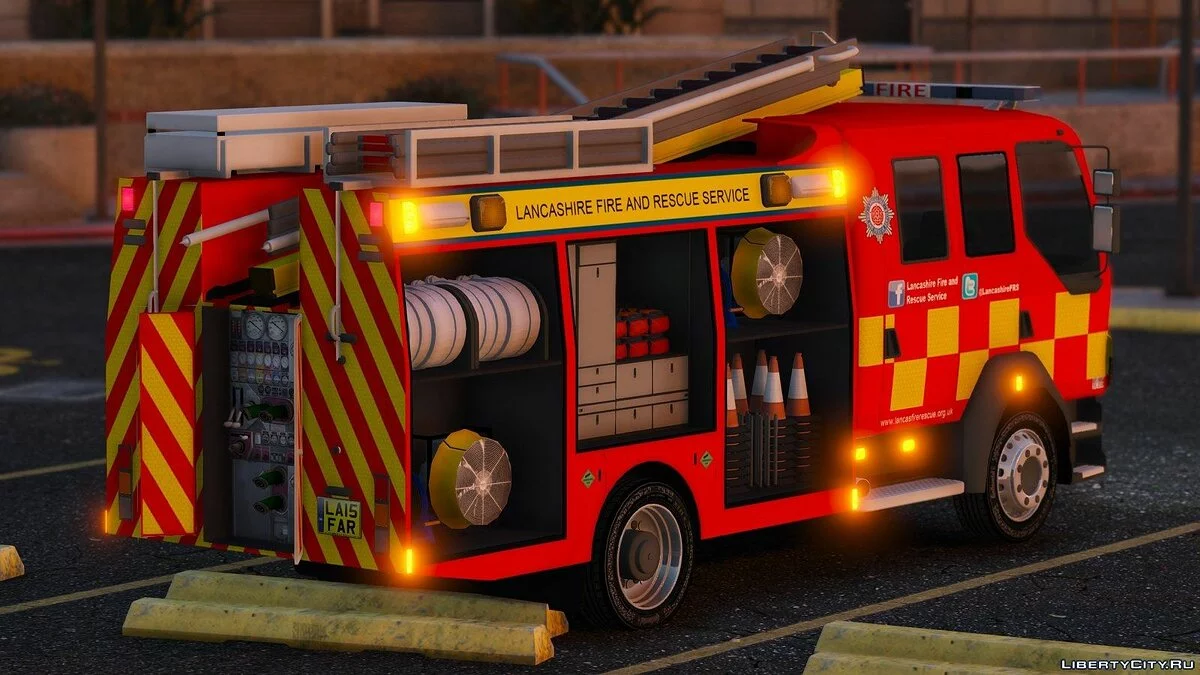 Lancashire Fire & Rescue Fire Appliance / GTA 5
