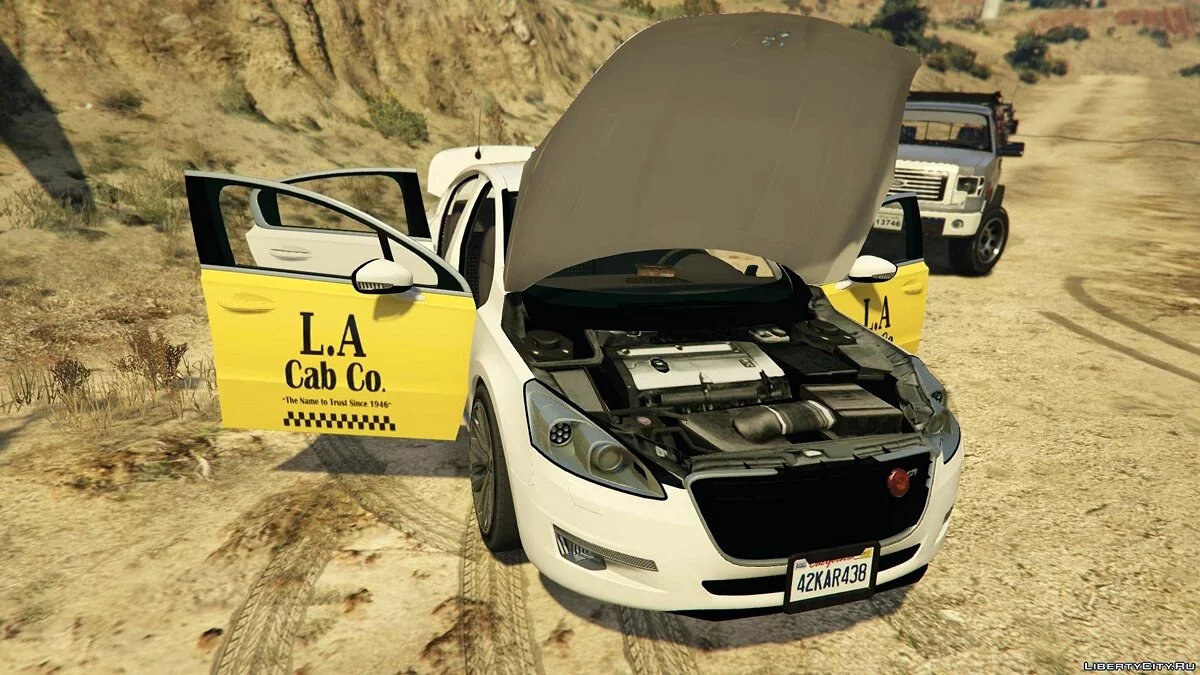 Peugeot 508 LA Taxi (Unlocked) 1.0 / GTA 5