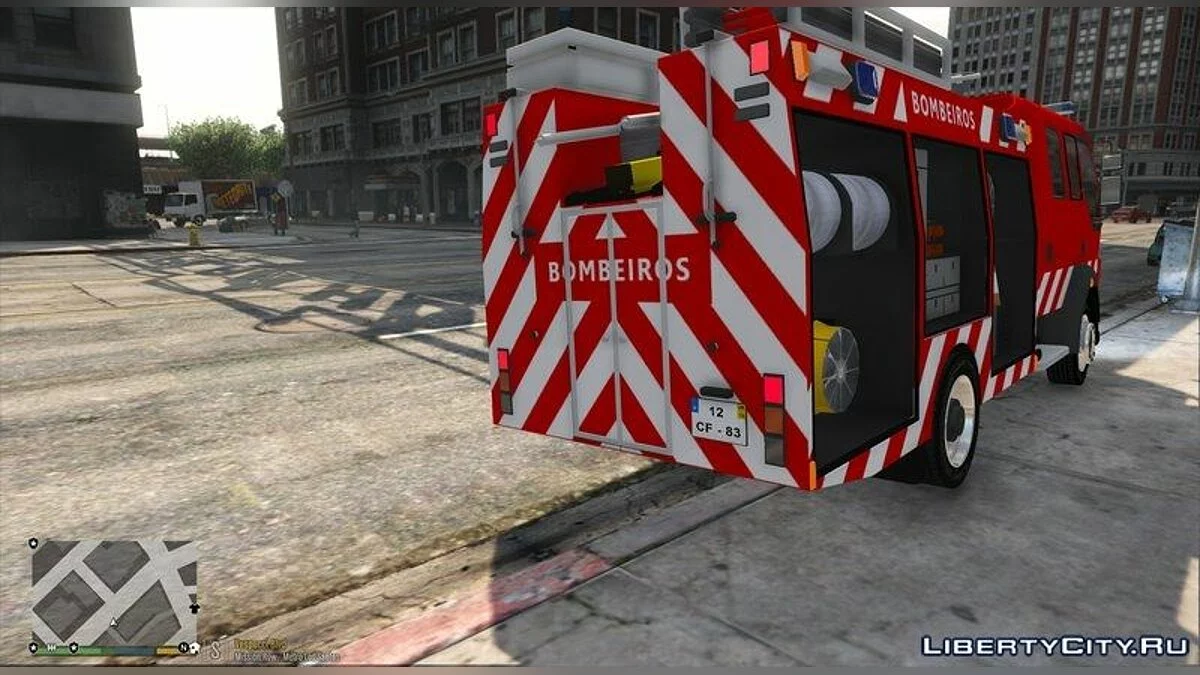 Portuguese Firetruck DAF 1.0 / GTA 5