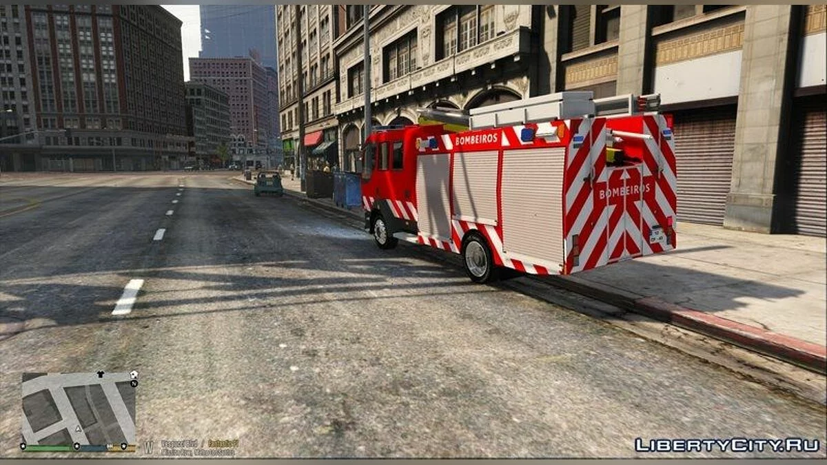 Portuguese Firetruck DAF 1.0 / GTA 5