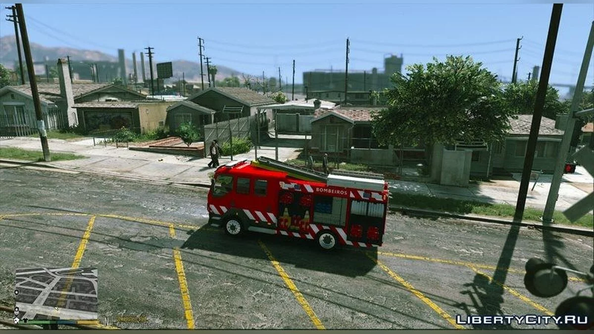 Portuguese Firetruck DAF 1.0 / GTA 5