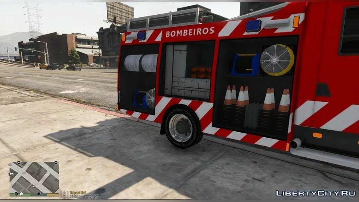 Portuguese Firetruck DAF 1.0 / GTA 5