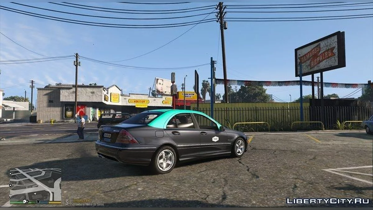 Portuguese Taxi Mercedes C32 / GTA 5