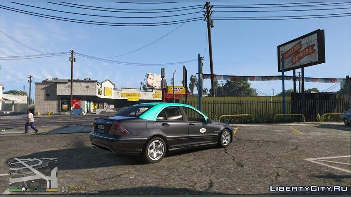 Portuguese Taxi Mercedes C32 / GTA 5