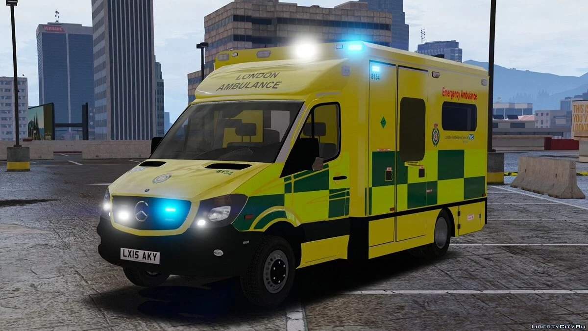 2015 London Ambulance [ELS] 1.0 / GTA 5