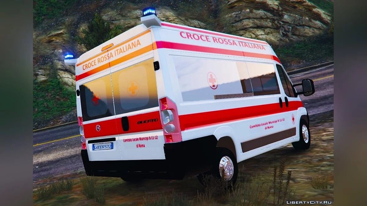 Fiat Ducato Croce Rossa Italiana [ELS] 0.1 / GTA 5