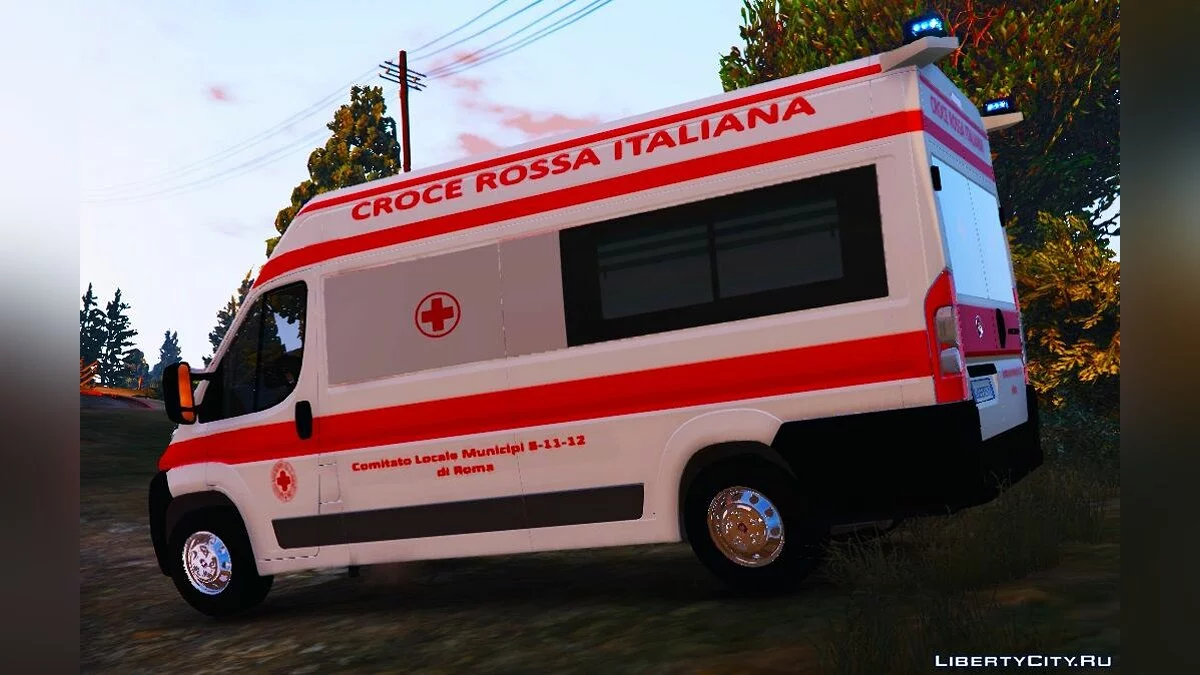 Fiat Ducato Croce Rossa Italiana [ELS] 0.1 / GTA 5