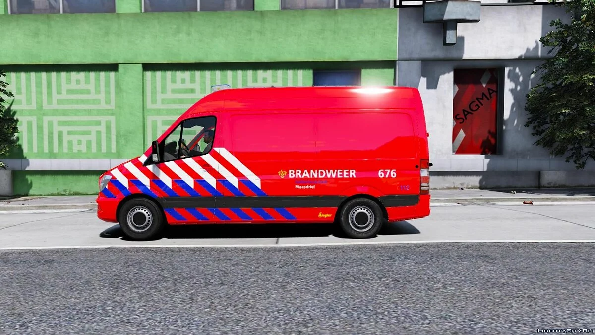 Mercedes-Benz Sprinter Facelift Brandweer [ELS] 1.0 / GTA 5