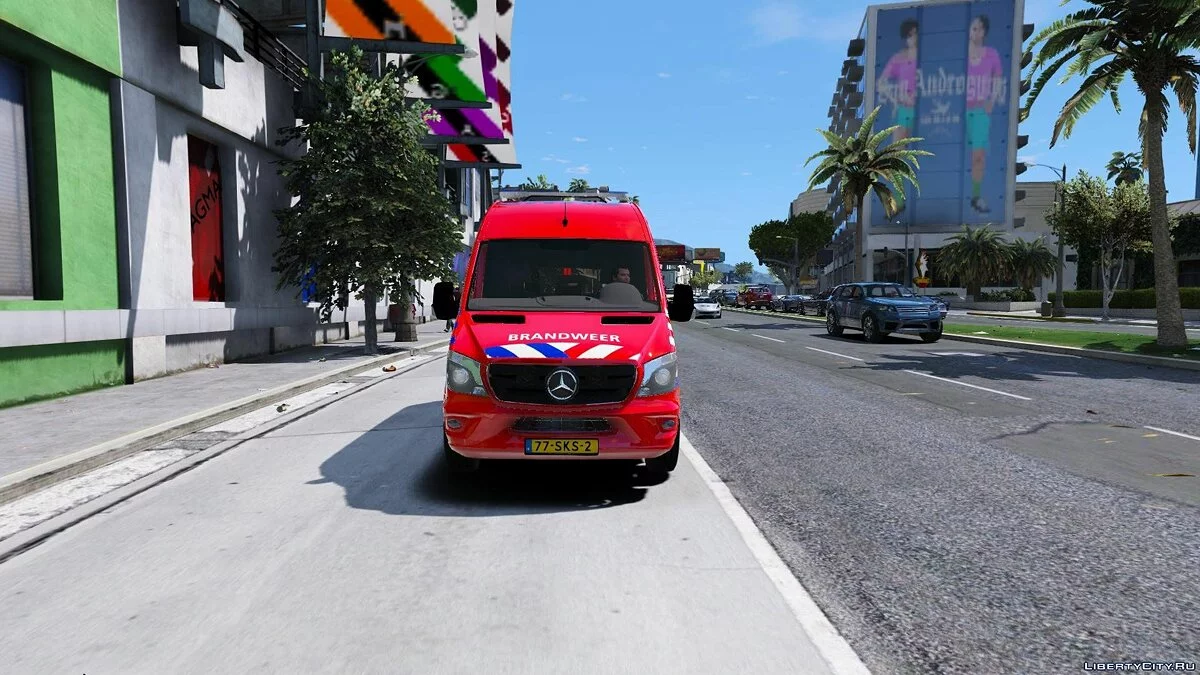 Mercedes-Benz Sprinter Facelift Brandweer [ELS] 2.0 / GTA 5