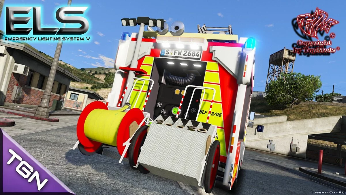 Mercedes-Benz Atego HLF Töpfe + Script [ELS] (German Firetruck) 2.0.0 / GTA 5