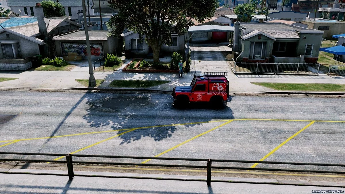 Portuguese Fire Bricade Regiment - VECI - Land Rover Defender [Add-On] 1.0 / GTA 5