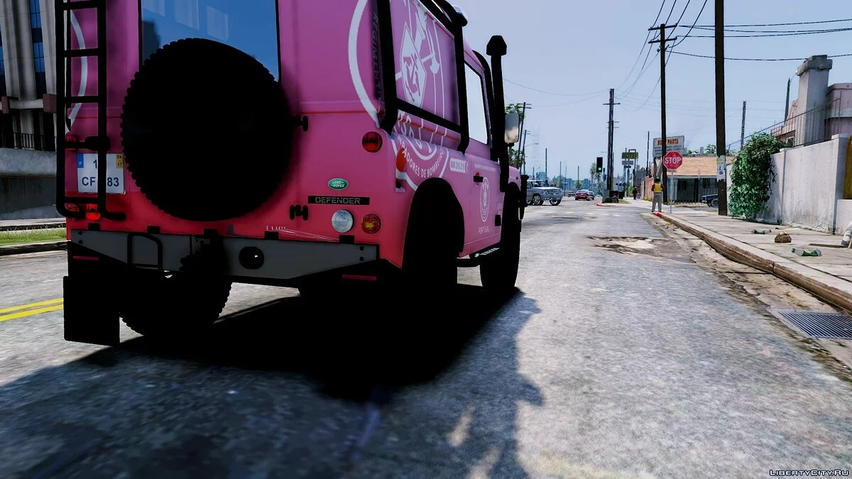 Portuguese Fire Bricade Regiment - VECI - Land Rover Defender [Add-On] 1.0 / GTA 5