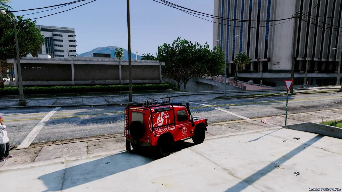 Portuguese Fire Bricade Regiment - VECI - Land Rover Defender [Add-On] 1.0 / GTA 5