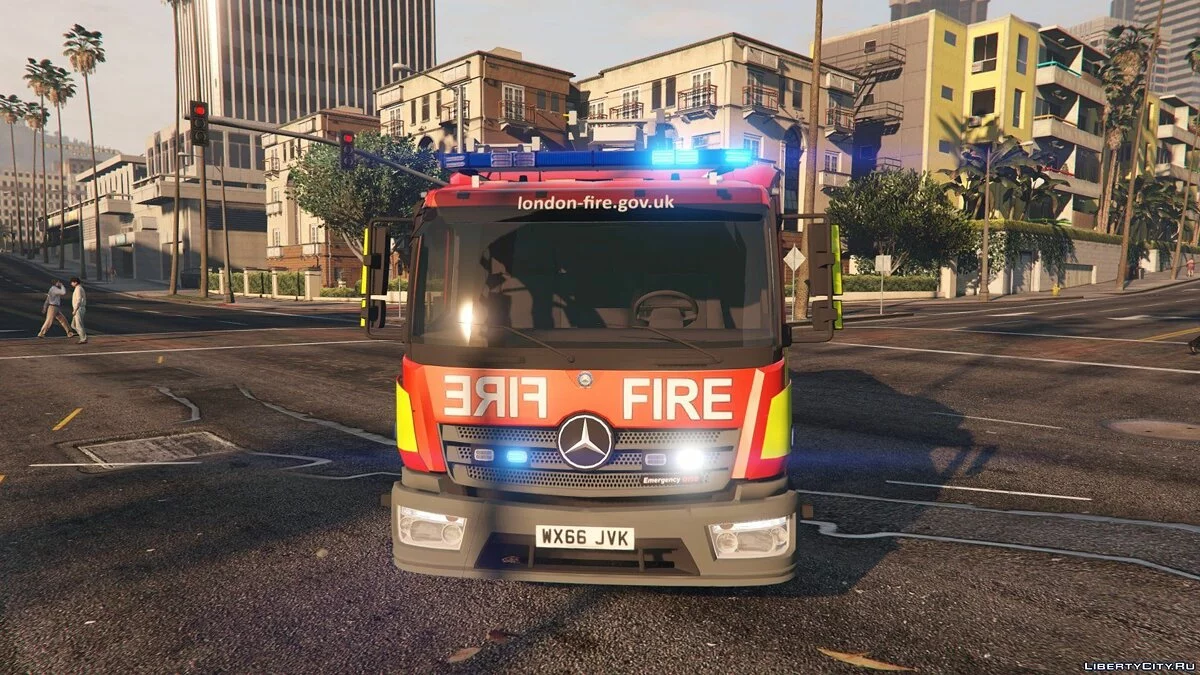 2017 London Fire Brigade Appliance [ELS] 1.0 / GTA 5