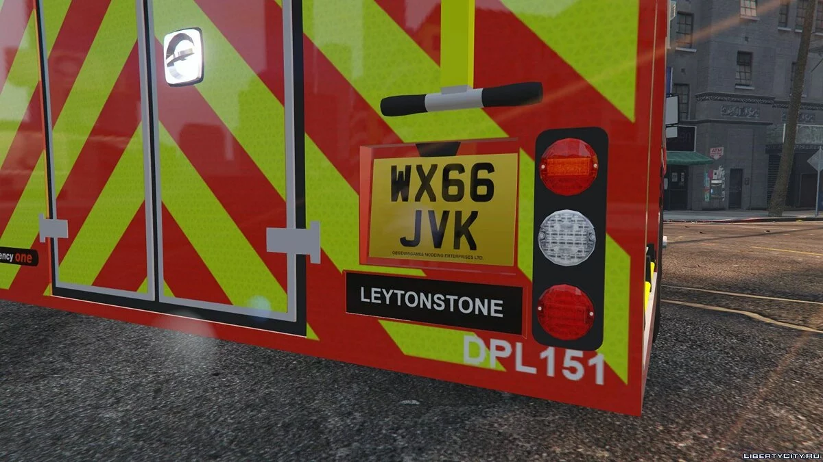 2017 London Fire Brigade Appliance [ELS] 1.0 / GTA 5