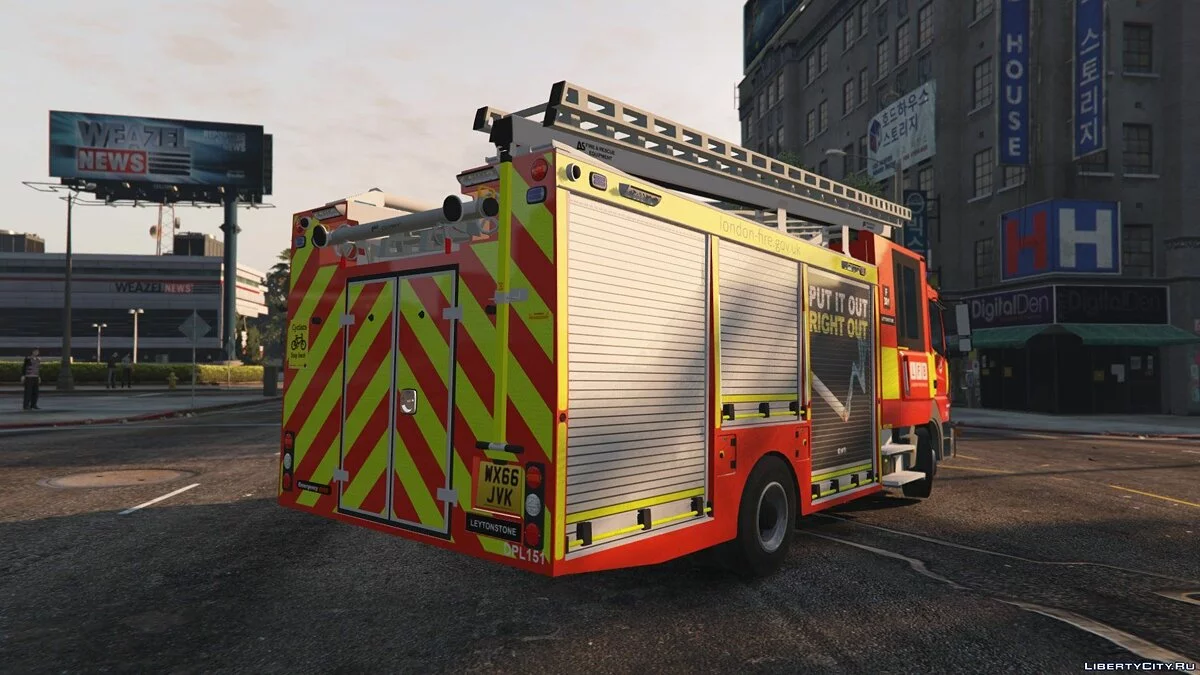 2017 London Fire Brigade Appliance [ELS] 1.0 / GTA 5