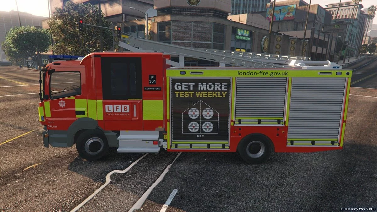 2017 London Fire Brigade Appliance [ELS] 1.0 / GTA 5