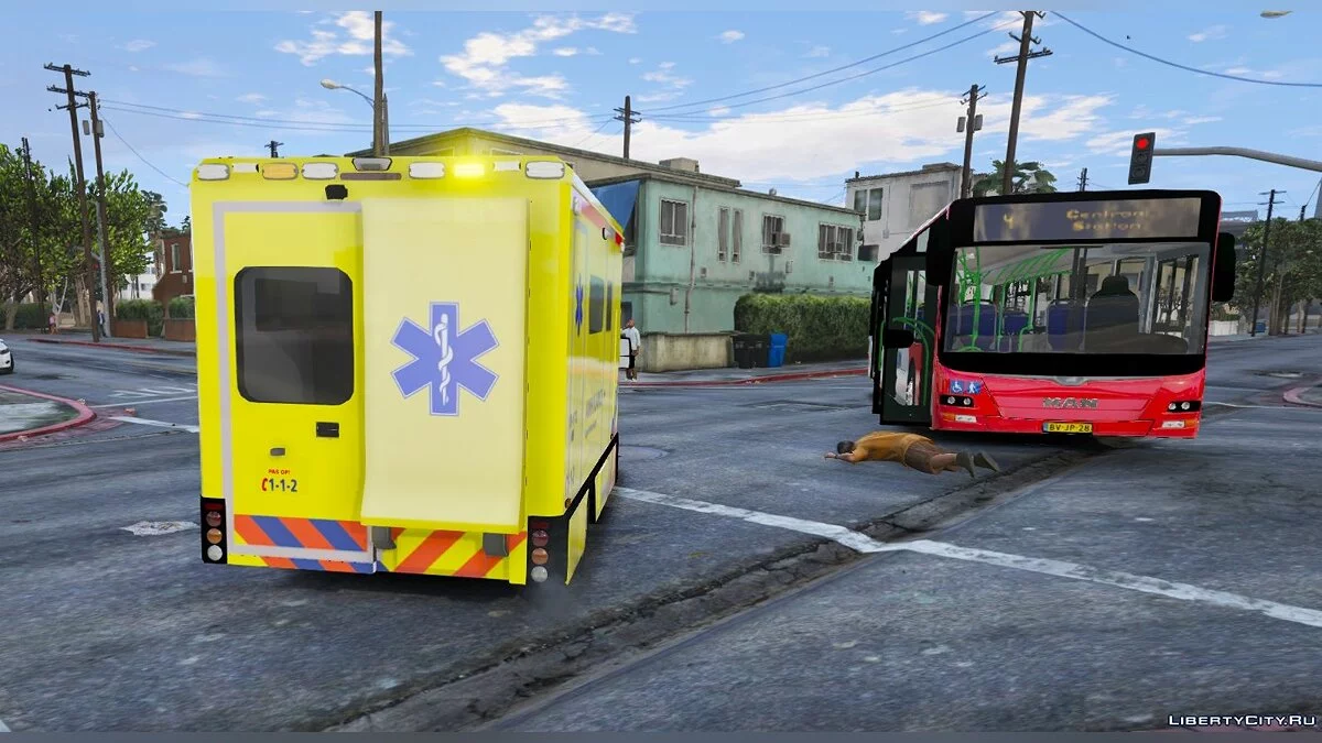 Dutch Mercedes Facelift Ambulance [ELS] 1.0 / GTA 5