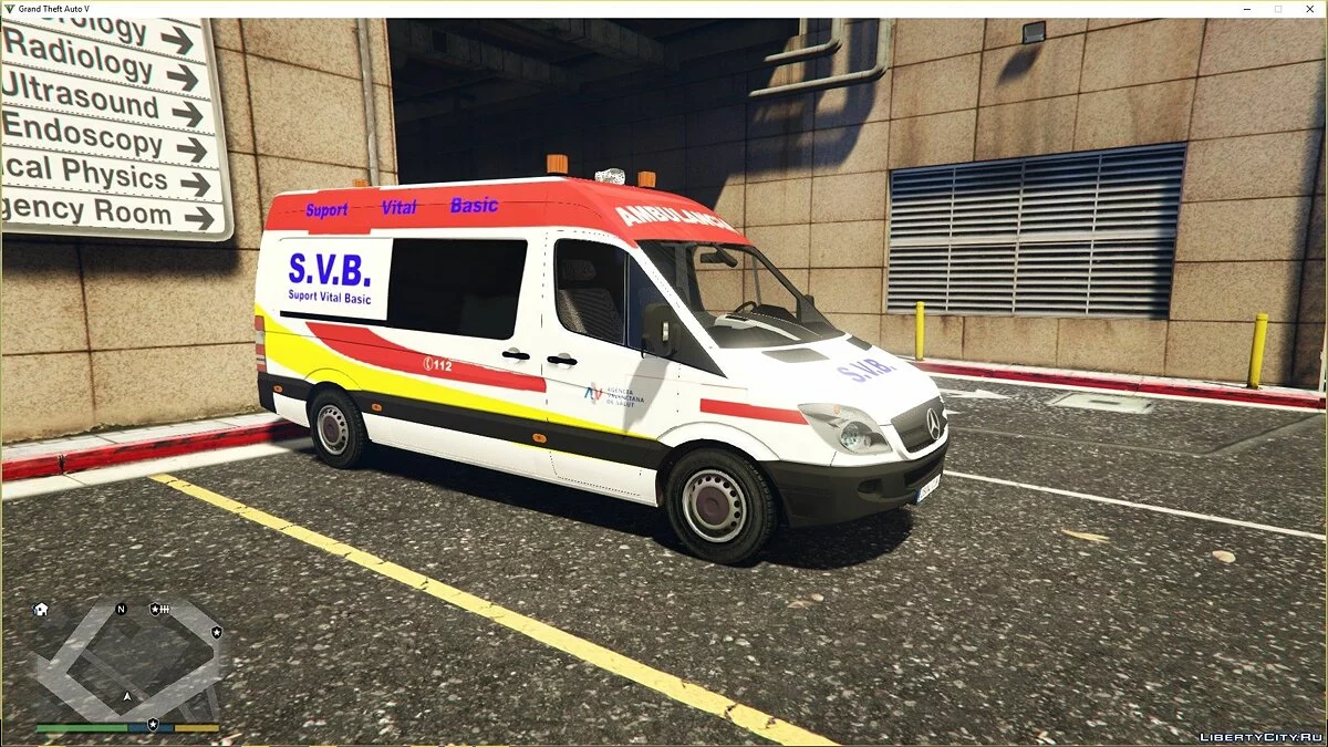 Mercedes-Sprinter Ambulancia Soporte Vital Basico | Comunidad Valenciana 1.0 / GTA 5