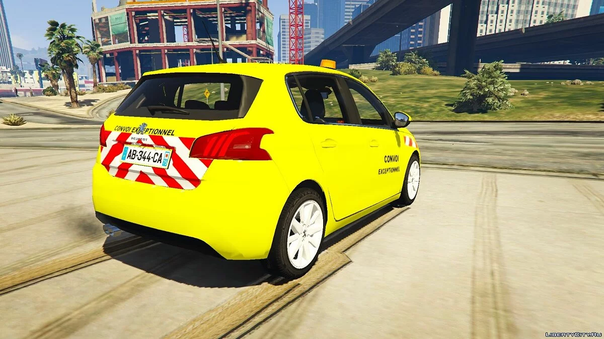 Peugeot 308 convoi exceptionnel ELS 1.0 / GTA 5
