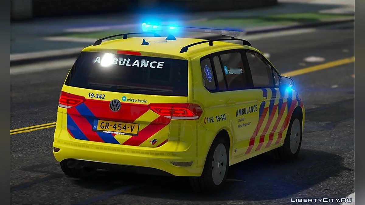 2016 Volkswagen Dutch Rapid Responder / Nederlandse Ambulance [ELS] 1.0 / GTA 5
