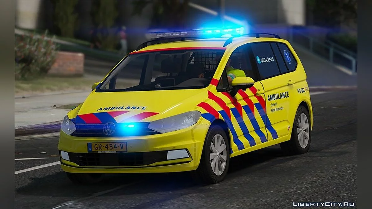 2016 Volkswagen Dutch Rapid Responder / Nederlandse Ambulance [ELS] 1.0 / GTA 5
