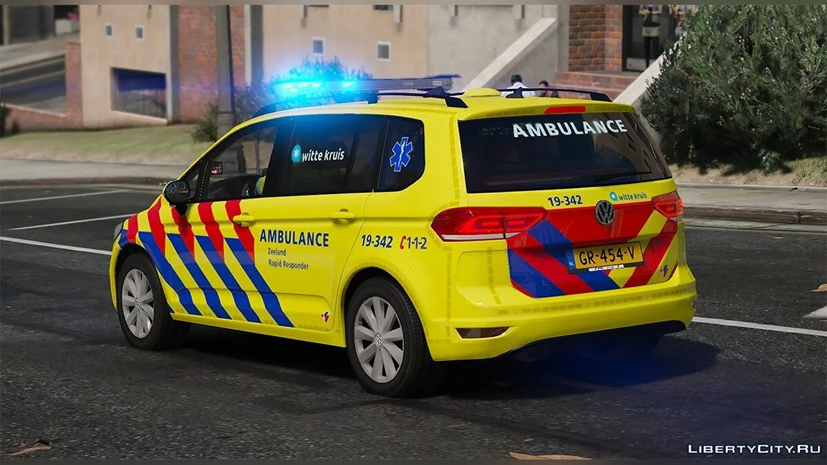 2016 Volkswagen Dutch Rapid Responder / Nederlandse Ambulance [ELS] 1.0 / GTA 5